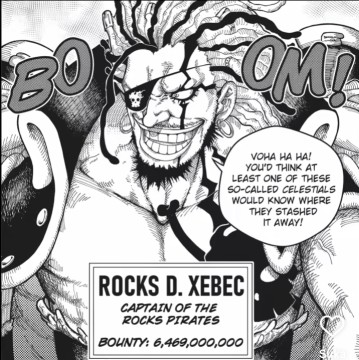 Ilustrasi karakter Rocks D. Xebec. [Instagram]